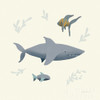 Ocean Life Shark Poster Print by Becky Thorns - Item # VARPDX54180