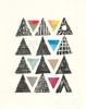 Triangles with Border Poster Print by Courtney Prahl - Item # VARPDX54356