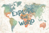 Explore the World I Poster Print by Veronique Charron - Item # VARPDX55195 Explore the World I Poster Print by Veronique Charron - Item # VARPDX55195