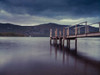 Jetty at dusk, lake district, Cumbria Poster Print by Assaf Frank - Item # VARPDXAF20090925577C03