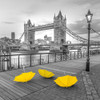 Yellow umbrellas, Tower bridge, London Poster Print by Assaf Frank - Item # VARPDXAF20150627044P