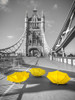 Yellow umbrellas, Tower bridge, London Poster Print by Assaf Frank - Item # VARPDXAF20150627340PC01P