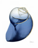 Shimmering Indigo Snail 2 Poster Print by Albert Koetsier
