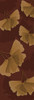 Leaves Brown on Red Poster Print by Albert Koetsier - Item # VARPDXAKPL045E1