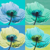 Blue Green Flowers 2 Poster Print by Albert Koetsier - Item # VARPDXAKXSQ396B
