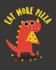 Eat More Pizza Poster Print by Michael Buxton - Item # VARPDXB3709D