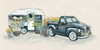 Vintage Flower Truck and Trailer Poster Print by Sara Baker - Item # VARPDXBAKE122