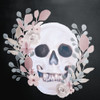 Soft Floral Skull Poster Print by Ann Bailey - Item # VARPDXBASQ034A