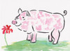 Farmhouse Pig Poster Print by Beverly Dyer - Item # VARPDXBDRC159B