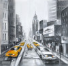 GRAYSCALE STREET WITH YELLOW CARS Poster Print by Atelier B Art Studio Atelier B Art Studio - Item # VARPDXBEGCIT162
