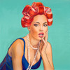 PIN UP GIRL WITH CURLERS Poster Print by Atelier B Art Studio Atelier B Art Studio - Item # VARPDXBEGPOP6