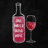 SAVE WATER DRINK WINE Poster Print by Atelier B Art Studio Atelier B Art Studio - Item # VARPDXBEGQUO43