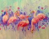Flamingo Party Poster Print by Boho Hue Studio Boho Hue Studio - Item # VARPDXBHSRC003A