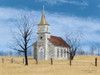 Little Church on the Prairie Poster Print by Billy Jacobs - Item # VARPDXBJ1104A