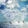 Sailing White Waters Poster Print by Bluebird Barn Bluebird Barn