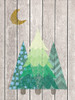 Whimsical Trees Under the Moon Poster Print by Bluebird Barn Bluebird Barn - Item # VARPDXBLUE188