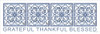 Grateful, Thankful, Blessed Poster Print by Cindy Jacobs
