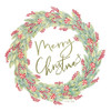 Candy Cane Wreath Poster Print by Cindy Jacobs - Item # VARPDXCIN1601