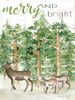 Merry and Bright Deer Poster Print by Cindy Jacobs - Item # VARPDXCIN1636
