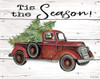 Tis the Season Red Truck Poster Print by Cindy Jacobs - Item # VARPDXCIN1648