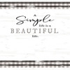 Simple and Beautiful Life Poster Print by Cindy Jacobs - Item # VARPDXCIN1682