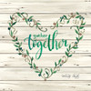 Gather Together Heart Wreath Poster Print by Cindy Jacobs - Item # VARPDXCIN339