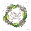 Happy Holidays Wreath Poster Print by Cindy Jacobs - Item # VARPDXCIN687