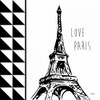 Love Paris Poster Print by Carole Stevens - Item # VARPDXCSSQ335A