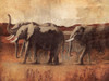 The Elephant March Poster Print by Dee Dee Dee Dee - Item # VARPDXDD1466