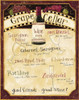 Wine Menu Poster Print by Dan DiPaolo