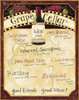Wine Menu Poster Print by Dan DiPaolo