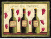 Wine Bottles Poster Print by Dan DiPaolo