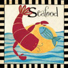 Eat Seafood Poster Print by Dan DiPaolo