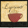 Espresso Stripe Poster Print by Dan DiPaolo - Item # VARPDXDDPSQ312A