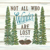 Not All Who Wander are Lost Poster Print by Deb Strain - Item # VARPDXDS1743