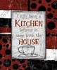 Kitchen House Red Poster Print by Diane Stimson - Item # VARPDXDSRC224B1
