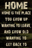 Home Grunge Poster Print by Diane Stimson - Item # VARPDXDSRC248D