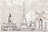 Paris Skyline Poster Print by Diane Stimson - Item # VARPDXDSRC261A