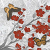 Cherry Blossom Bflies 3 Poster Print by Diane Stimson - Item # VARPDXDSSQ273A1