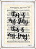 Blessed Assurance - This is My Story Poster Print by Imperfect Dust Imperfect Dust - Item # VARPDXDUST149