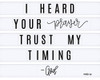 Trust My Timing Poster Print by Imperfect Dust Imperfect Dust - Item # VARPDXDUST286