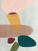 Pink Pebbles I  Poster Print by Eva Watts