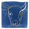 Indigo Ox  Poster Print by Isabelle Z Isabelle Z - Item # VARPDXEZ491A