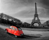 Red in Motion by the Eiffel Tower Poster Print by Anonymous Anonymous - Item # VARPDXFAF138