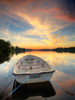 Rowboat on Summer Lake, Color Poster Print by Anonymous Anonymous - Item # VARPDXFAF151C
