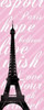 Pink Eiffel 2 Poster Print by Lauren Gibbons