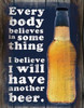 Another Beer Poster Print by Lauren Gibbons