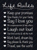 Life Rules Poster Print by Lauren Gibbons - Item # VARPDXGLRC049E