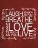 Red Chalk Laugh Poster Print by Lauren Gibbons - Item # VARPDXGLRC122C