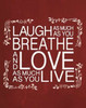 Red Chalk Laugh Poster Print by Lauren Gibbons - Item # VARPDXGLRC122C